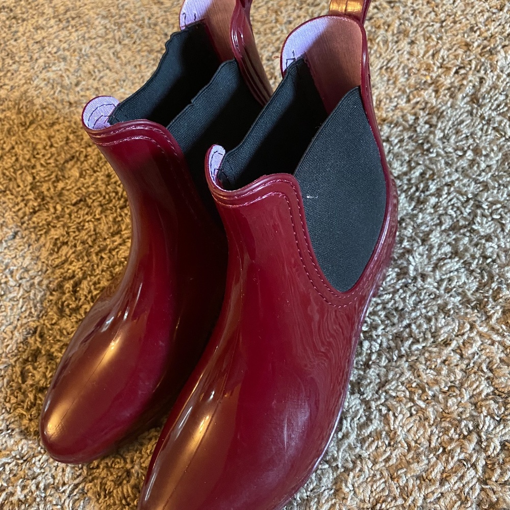 Ankle high rain boots
